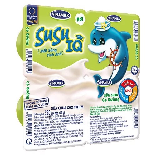 Sữa chua Susu có đường Vinamilk 4H