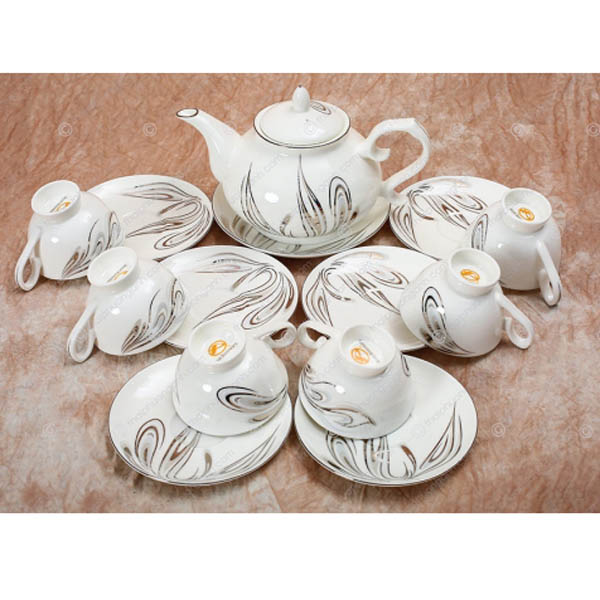 Bộ tách trà sứ xương 140591 14pcs