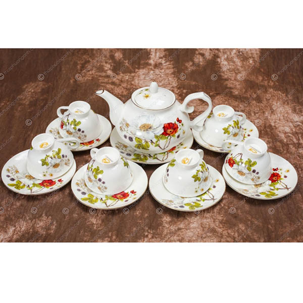 Bộ tách trà sứ xương 140788 14pcs