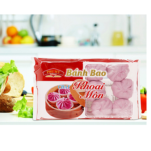 Bánh bao Phú Mỹ Khoai môn chay 200g