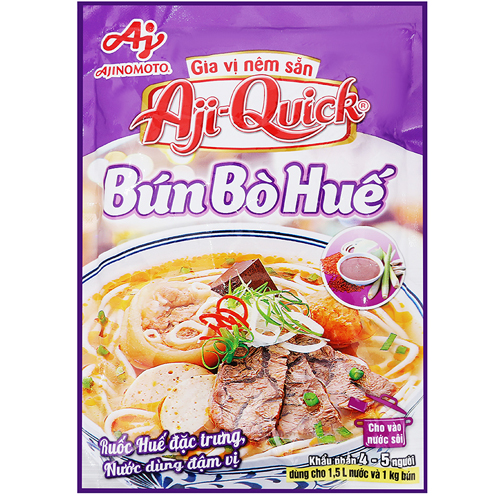 Gia vị nêm sẵn Aji-quick bún bò huế 59g