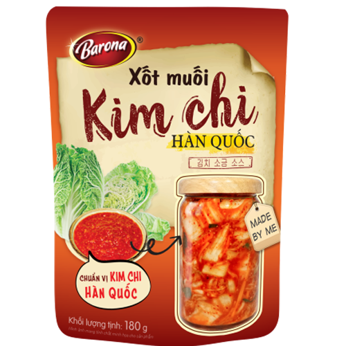 Xốt Barona muối kim chi Hàn Quốc 180g