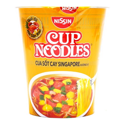 Mỳ rau củ vị cua sốt cay Singapore 67g