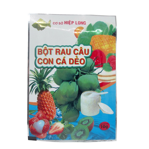 Bột rau câu con cá dẻo 10g