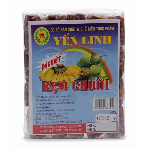 Kẹo chuối Yến Linh 350g