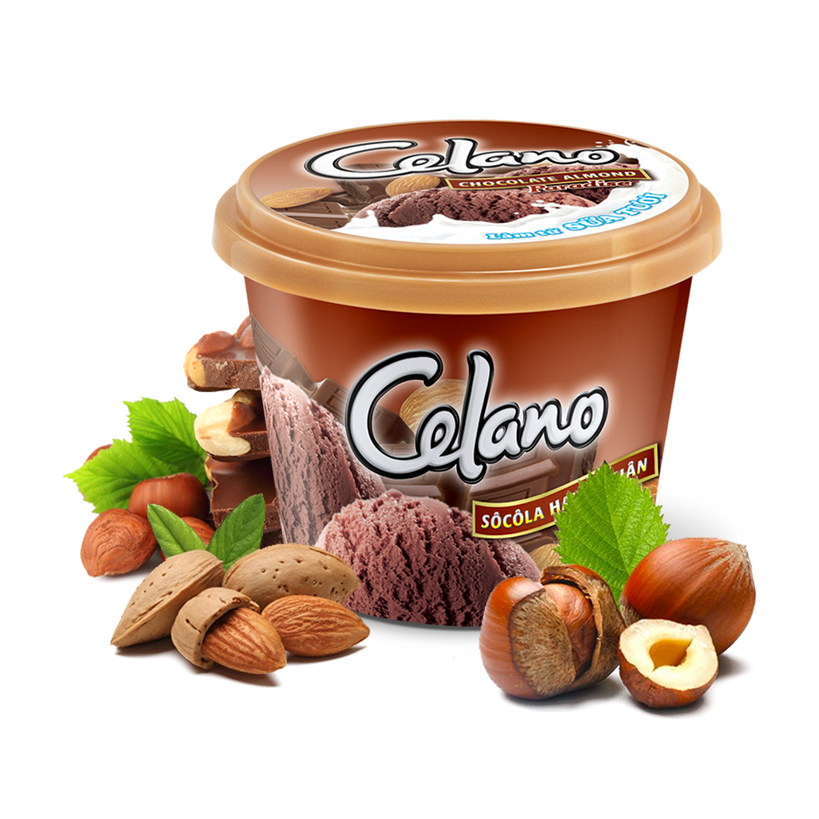 Kem ly cao cấp Socola Hạnh nhân Celano Hộp 125ml