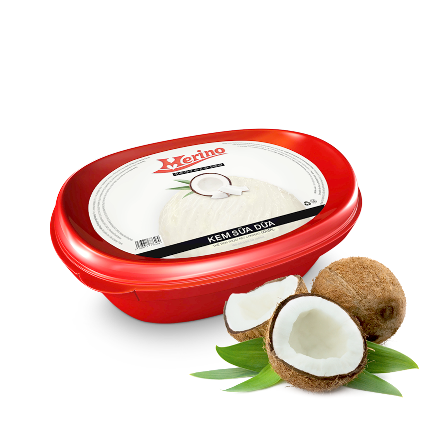 Kem Hộp Merino Sữa dừa 500g