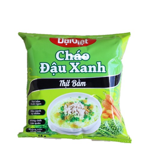 Cháo Đại Việt đậu xanh thịt bằm 50g
