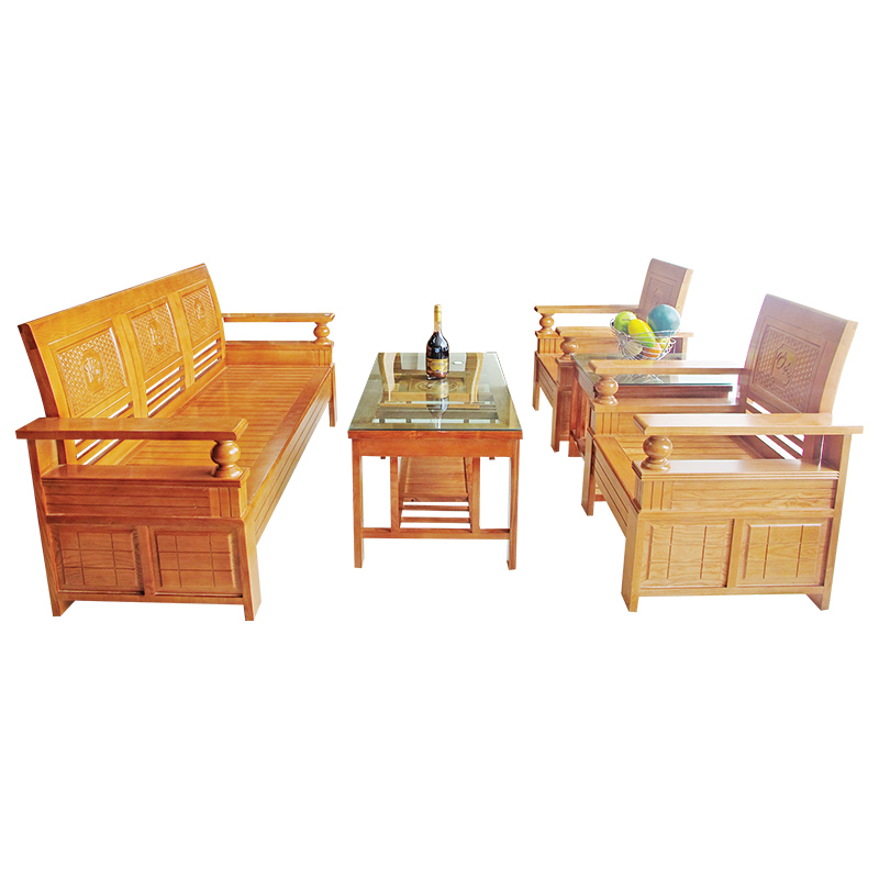 Bộ Salon gỗ Sồi 204SLG05