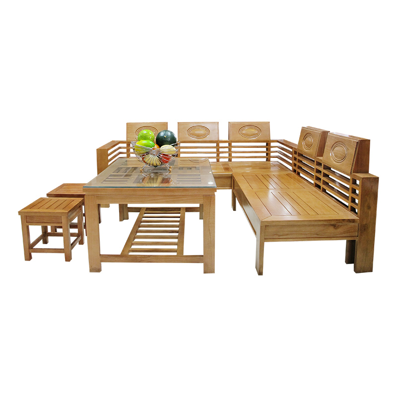 Bộ Salon gỗ Sồi 206SLG06
