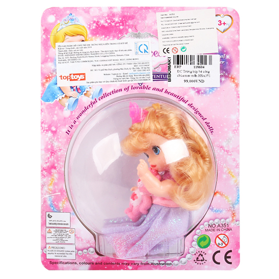 Đồ chơi trứng búp bê công chúa HSA351