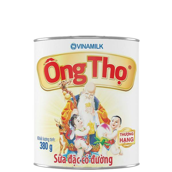 Sữa đặc ông thọ trắng nắp khui 380g