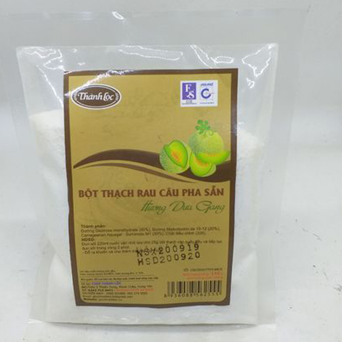 Bột rau câu pha sẵn hương dưa gang Thành lộc 140g