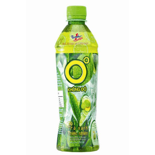 Trà xanh vị chanh không độ 455ml