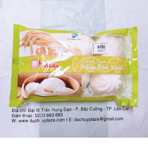 Bánh bao Malai đậu xanh 300g