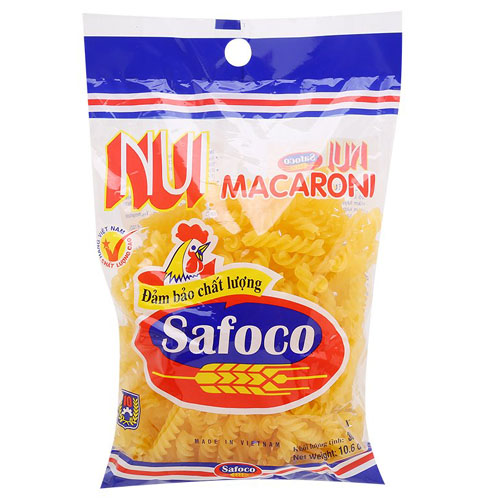Nui xoắn Safoco 300g