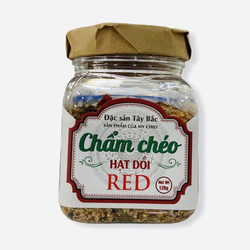 Muối chẩm chéo hạt dổi Tây bắc 120g