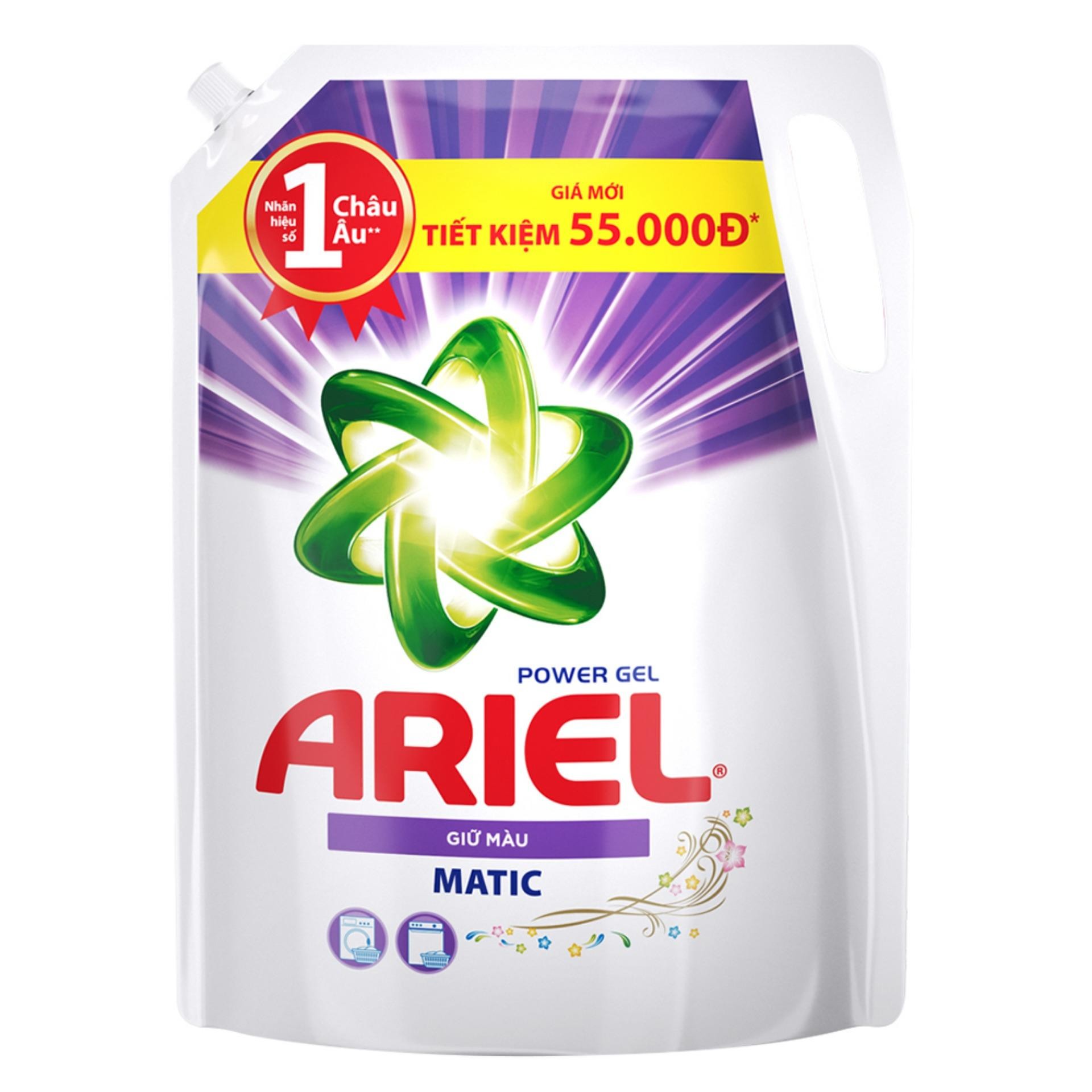 Nước giặt Ariel giữ màu túi 2 lít