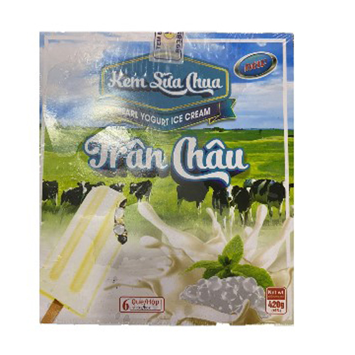 Kem sữa chua trân châu Tràng Tiền 6c/hộp
