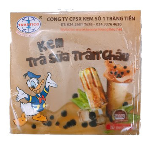 Kem Tràng Tiền vị trà sữa trân châu 10 que/hộp