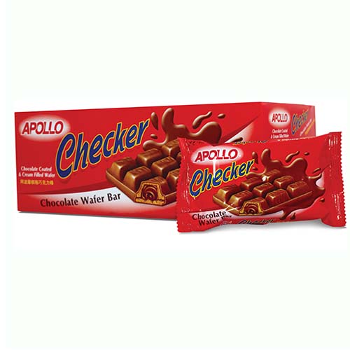 Bánh Checker đỏ Apollo socola Hộp giấy 600g