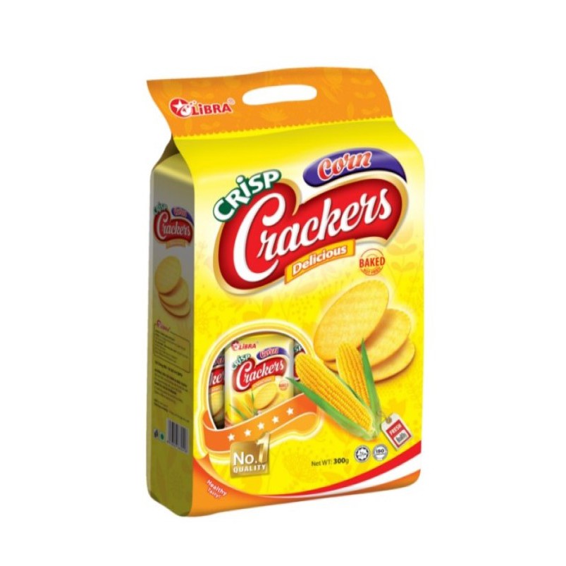 Bánh quy Crisp Crackers vị bắp Libra 230g