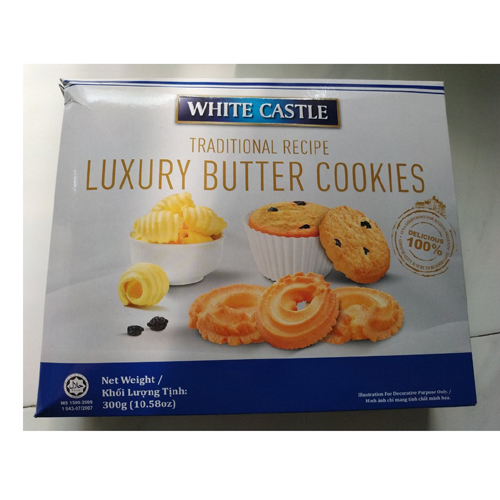 Bánh quy bơ White Castle HG 300g