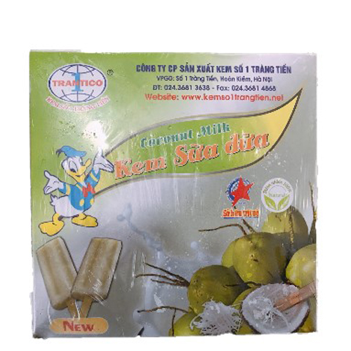 Kem Tràng Tiền sữa dừa 10c / hộp