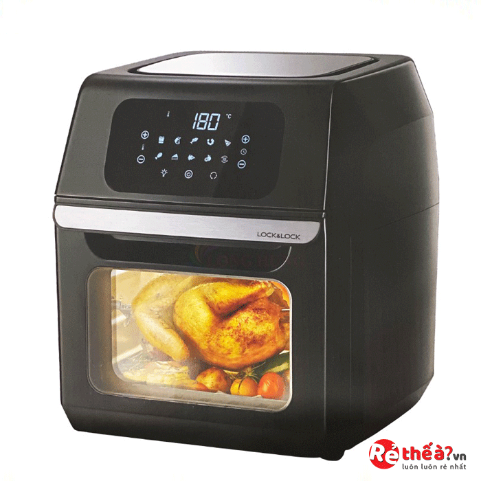 Nồi Chiên không dầu Lock & Lock 12L - EJF696BLK