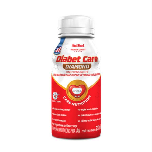 Sữa bột pha sẵn Diabet care Diamond 237ml