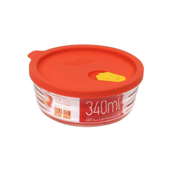 Hộp đựng TP Tròn thủy tinh chịu nhiệt Lock&Lock 340ml LLG751