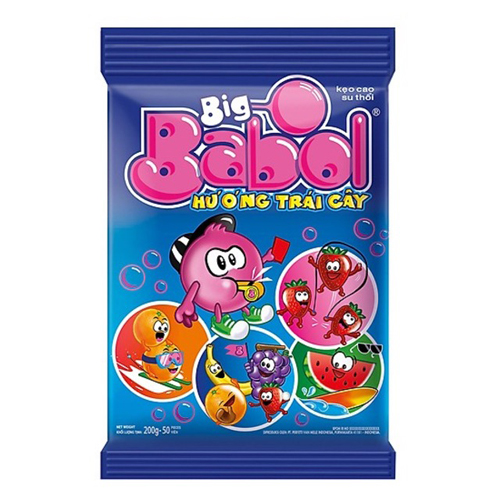 Kẹo Big babol hương trái cây 190g