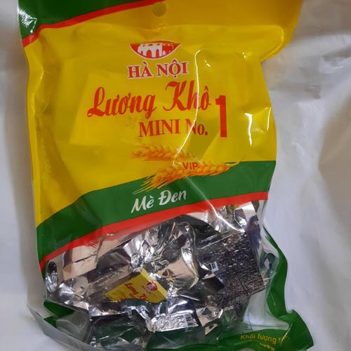 Lương khô mini No.1 mè đen Hà Nội 250g