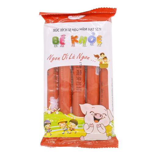 Xúc xích heo hầm hạt sen 115g