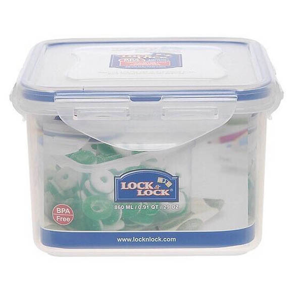Hộp đựng TP Vuông nhựa Lock&Lock 860ml HPL855