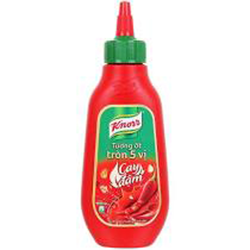 Tương ớt Knorr tròn 5 vị cay chuẩn vị bắc 220g