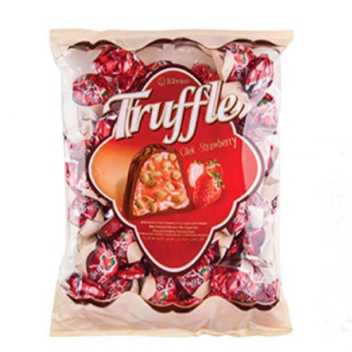Kẹo Truffle Elvan vị dâu 500g