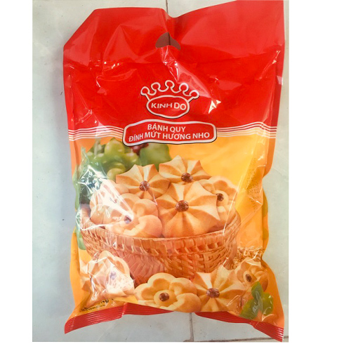 Bánh quy kinh đô đính mứt hương nho 450g