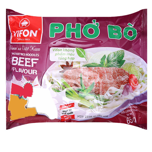 Phở bò ăn liền ViFon 65g