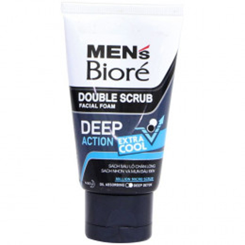 Sữa rửa mặt Sạch nhờn sáng da Biore men 50g