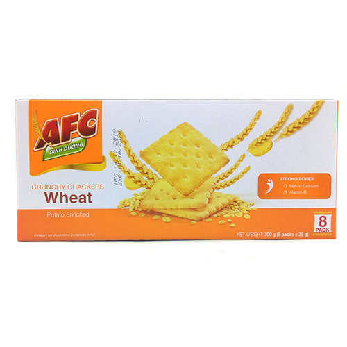 Bánh quy AFC vị lúa mì Kinh Đô hộp 200g