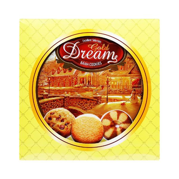 Bánh Gold Dream hộp thiếc 363g