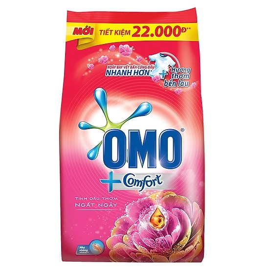Bột giặt Omo Comfort dầu thơm ngất ngây 2.7kg