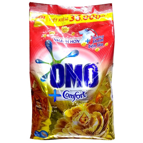 Bột giặt Omo Comfort tinh dầu thơm nồng nàn 5.5kg
