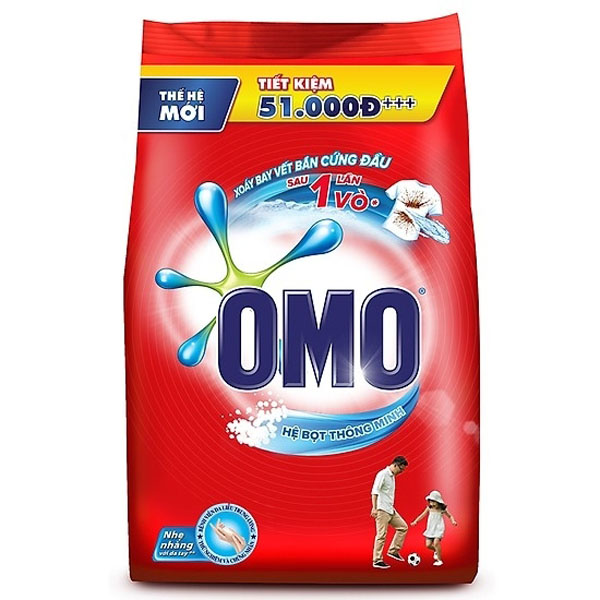Bột giặt Omo hệ bọt thông minh 4.5kg
