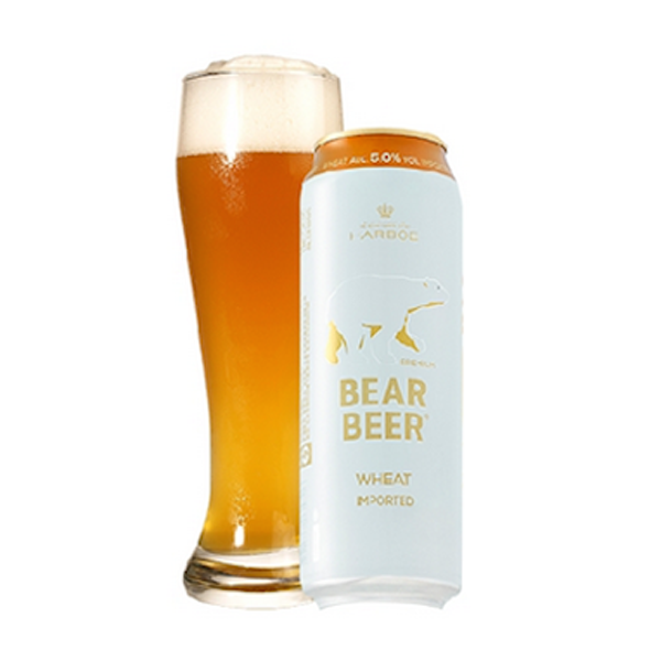 Bia Harboe Bear Wheat 5,4% Lon 500ml