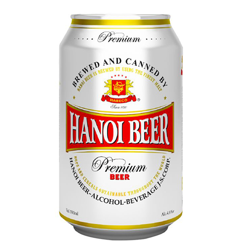 Bia lon Hà Nội Beer 330ml