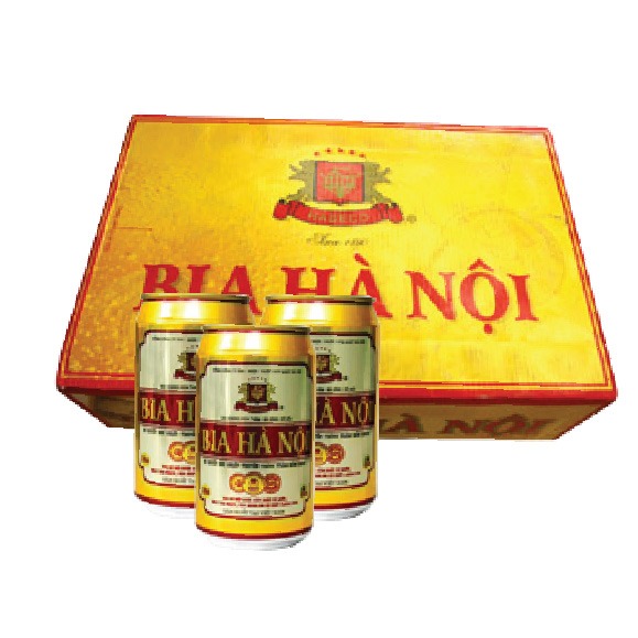 Bia Hà Nội Habeco thùng 24 lon x 330ml