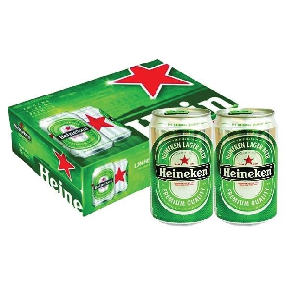 Thùng 24 lon bia Heineken 330ml