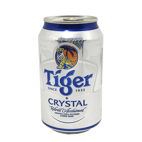 Bia TIGER CRYSTAL bạc 330ml